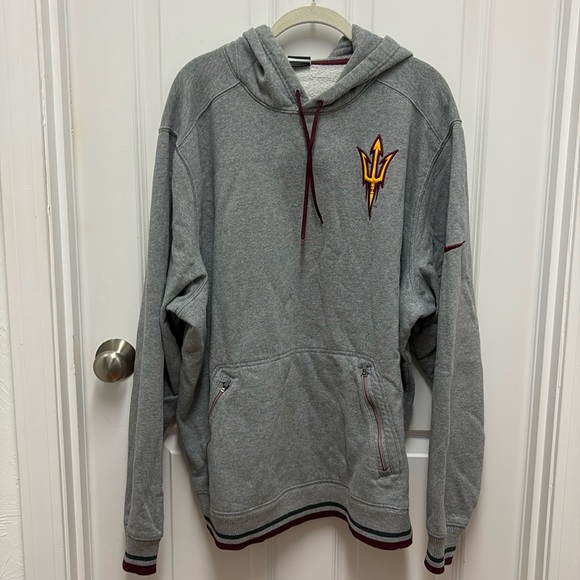 Men's Nike Gray Arizona‎ State Sun Devils Hoodie - size XXL